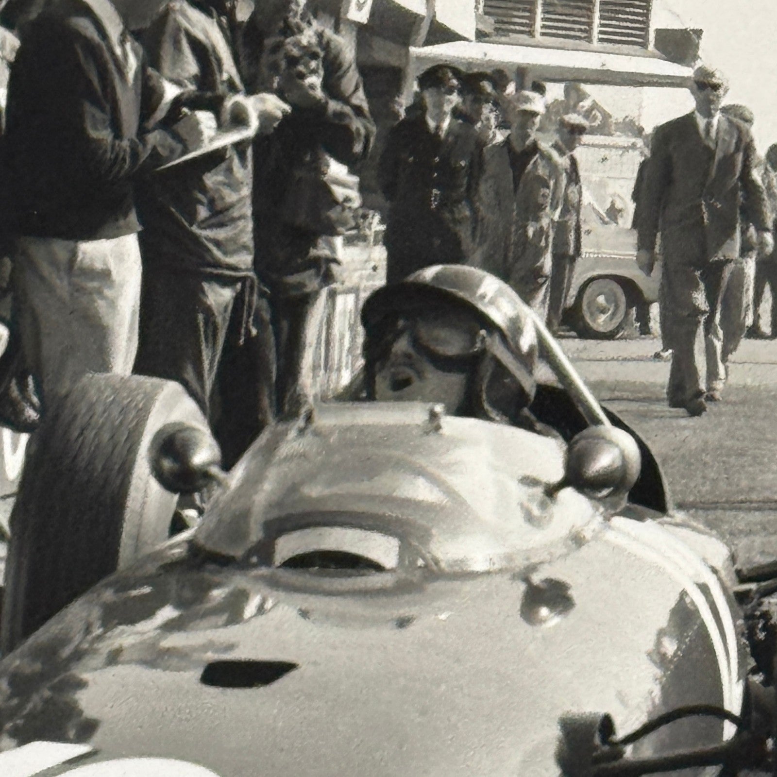 Racing Photo Graham Hill BRM Car Dutch Grand Prix Race 1963 Modern Print