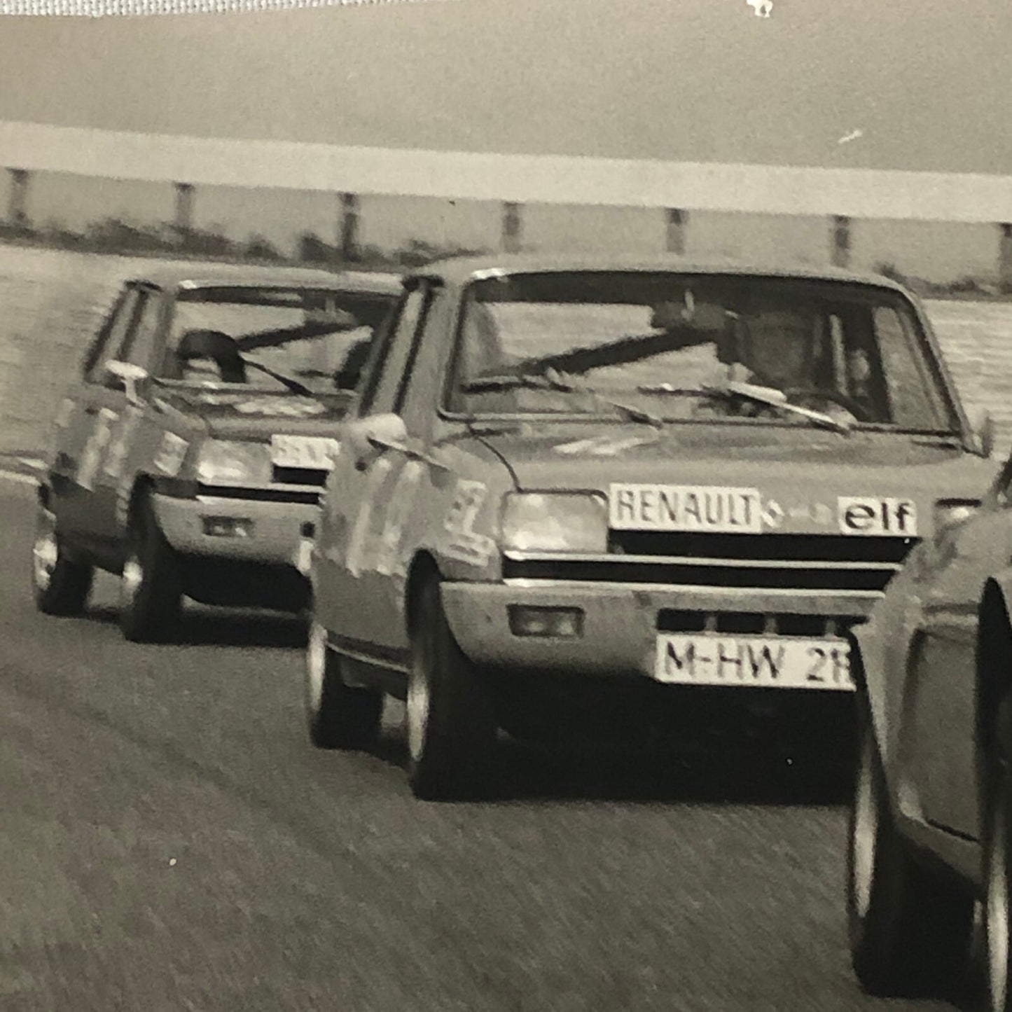 Vintage Renault Alpine and Renault 5 Racing Car Photo Photograph Print 