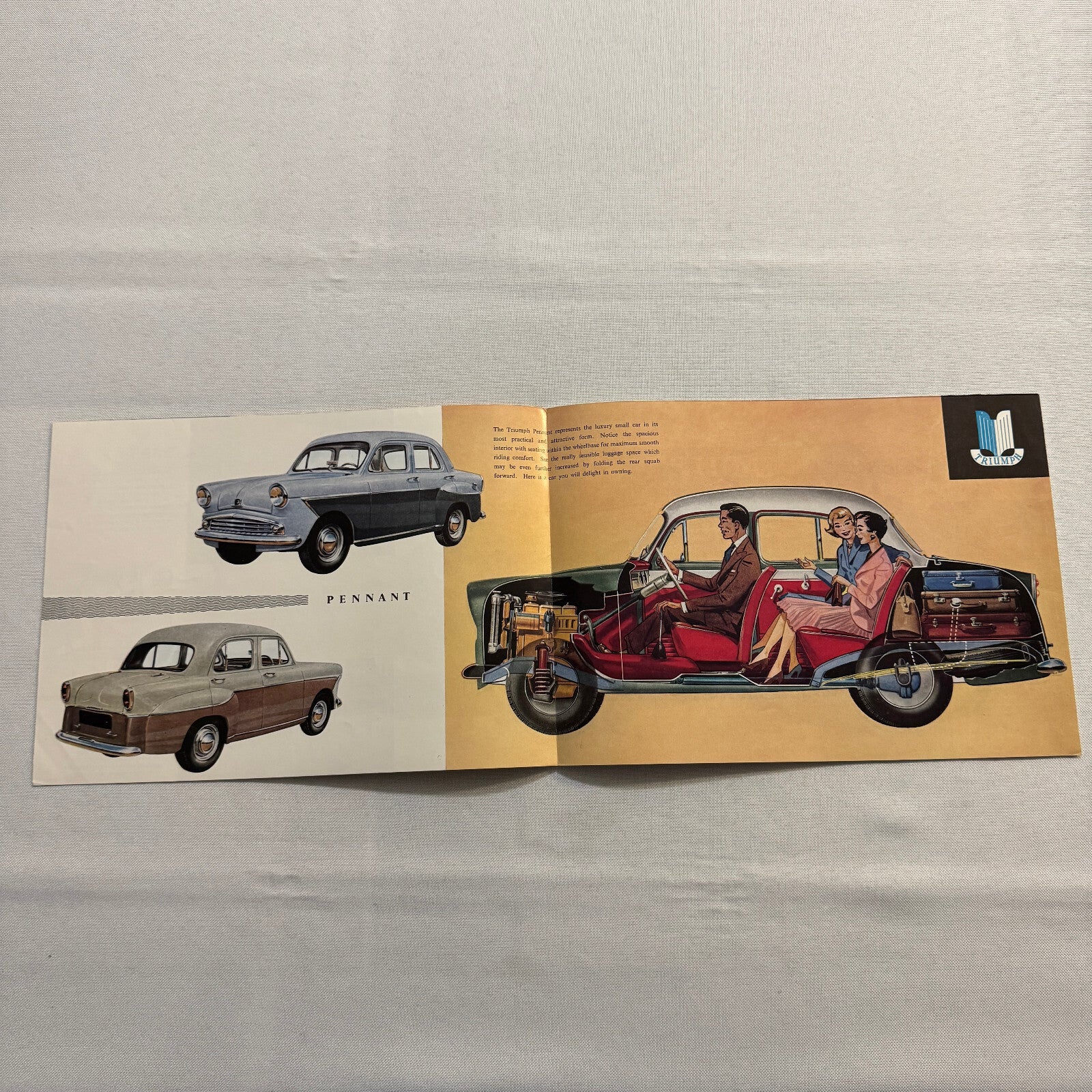 Triumph Pennant Car Sales Brochure Catalog Vintage Advertising