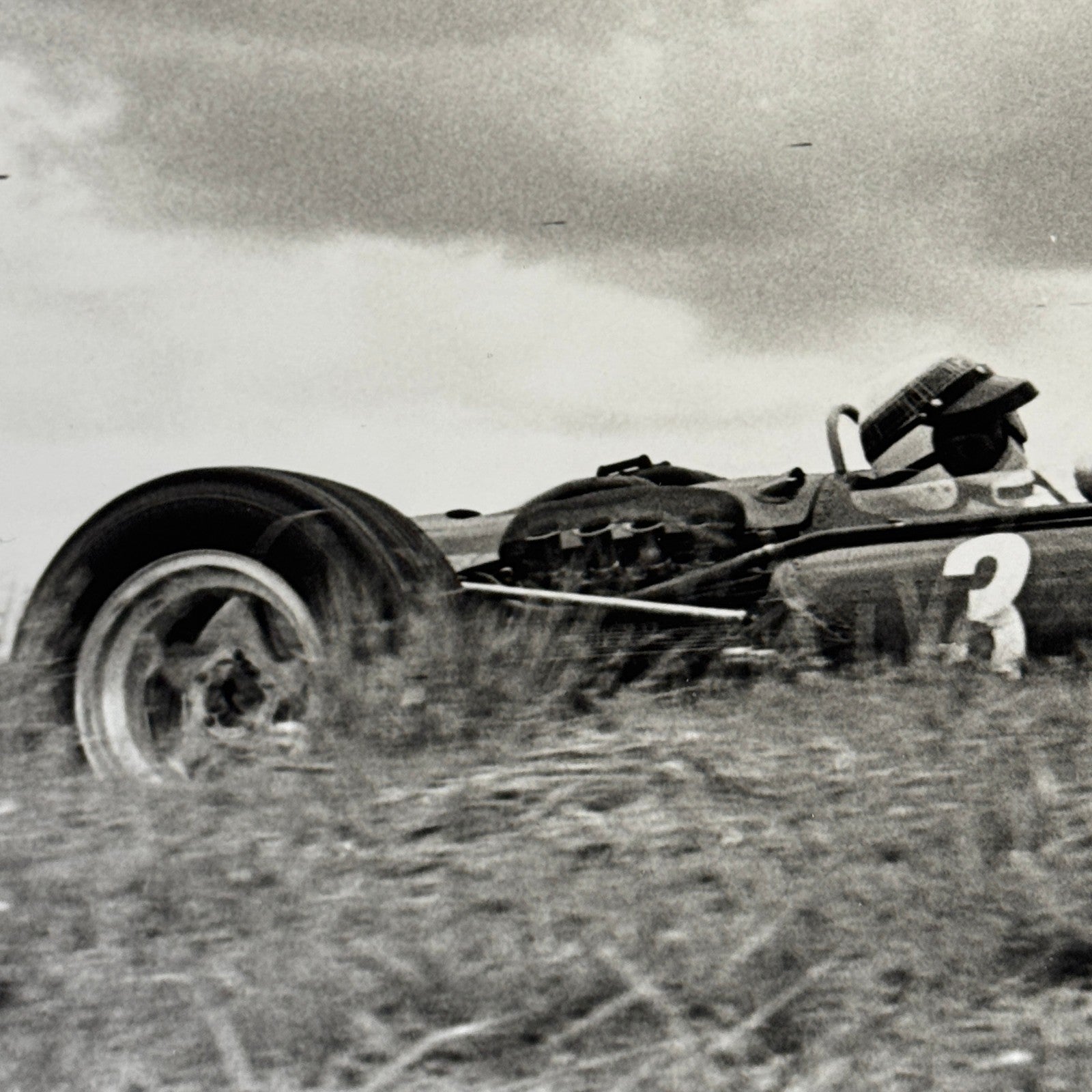 Racing Photo Photograph Jackie Stewart BRM P261 Car 1966