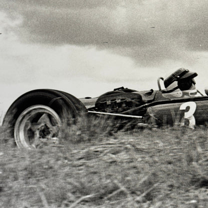 Racing Photo Photograph Jackie Stewart BRM P261 Car 1966
