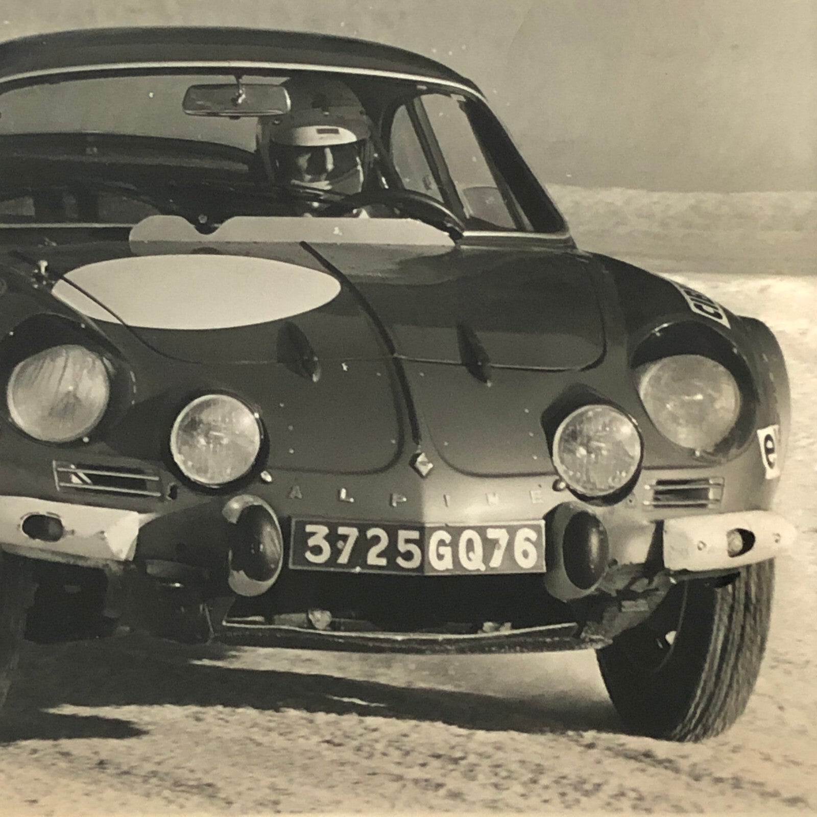 Vintage Renault Alpine Rally Racing DPPI Press Photo Photograph Print