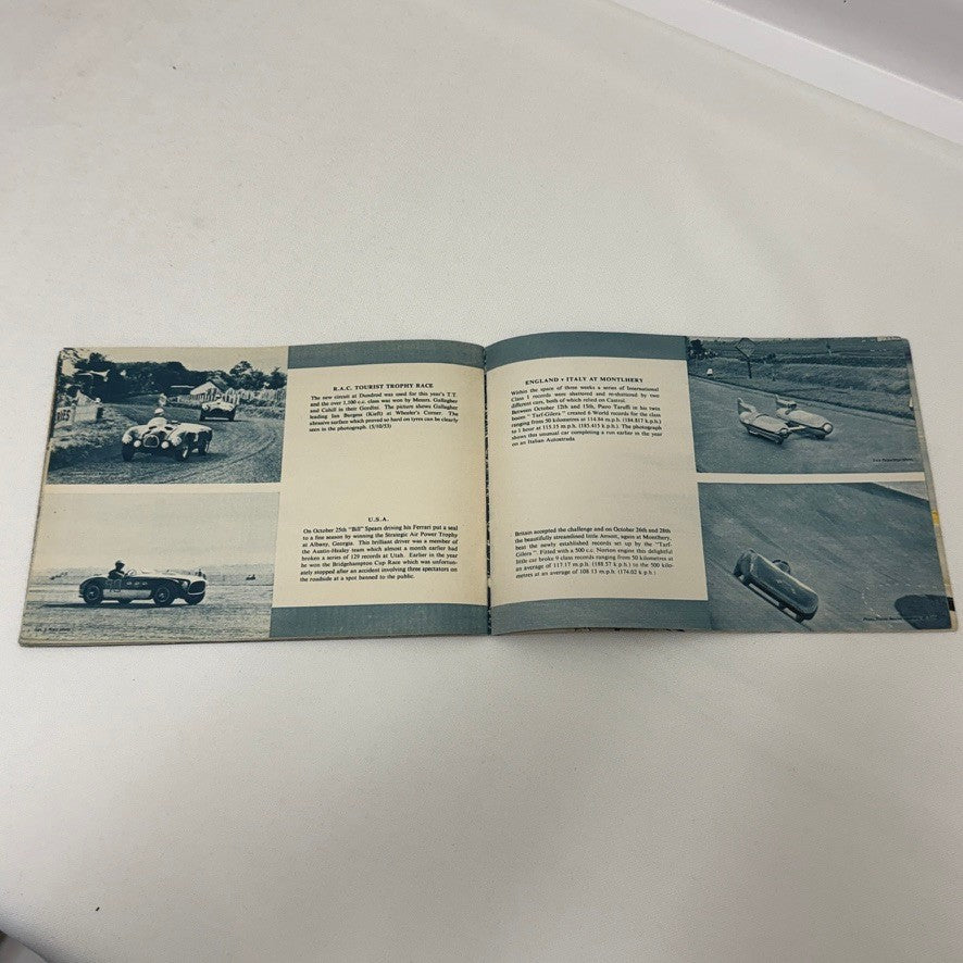 1953 Castrol Racing Achievements Brochure LeMans Grand Prix Motorcycle Bike +