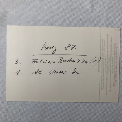 Vintage Indy Indianapolis Racing Photo Photograph Al Unser Jr Fabrizio Barbazza