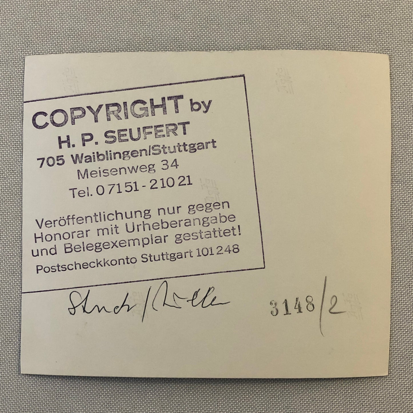 Vintage Racing Photo Photograph HP Seufert Photo