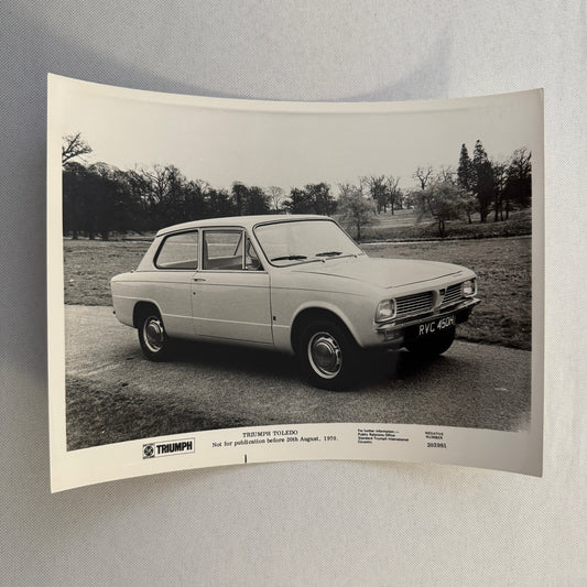 Triumph Toledo Car Factory Press Photo Photograph Print 1971
