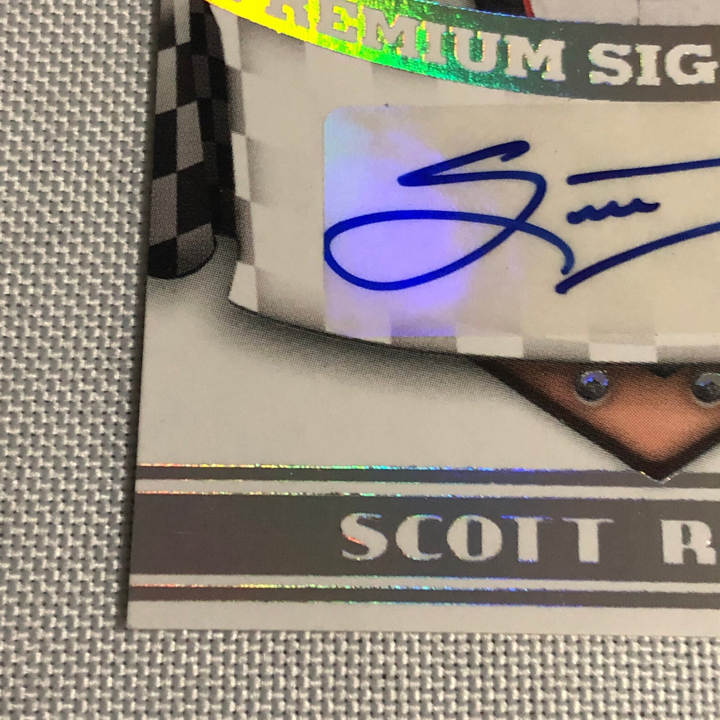 2009 Press Pass Premium Signatures Scott Riggs Auto Autograph Signed Card NASCAR