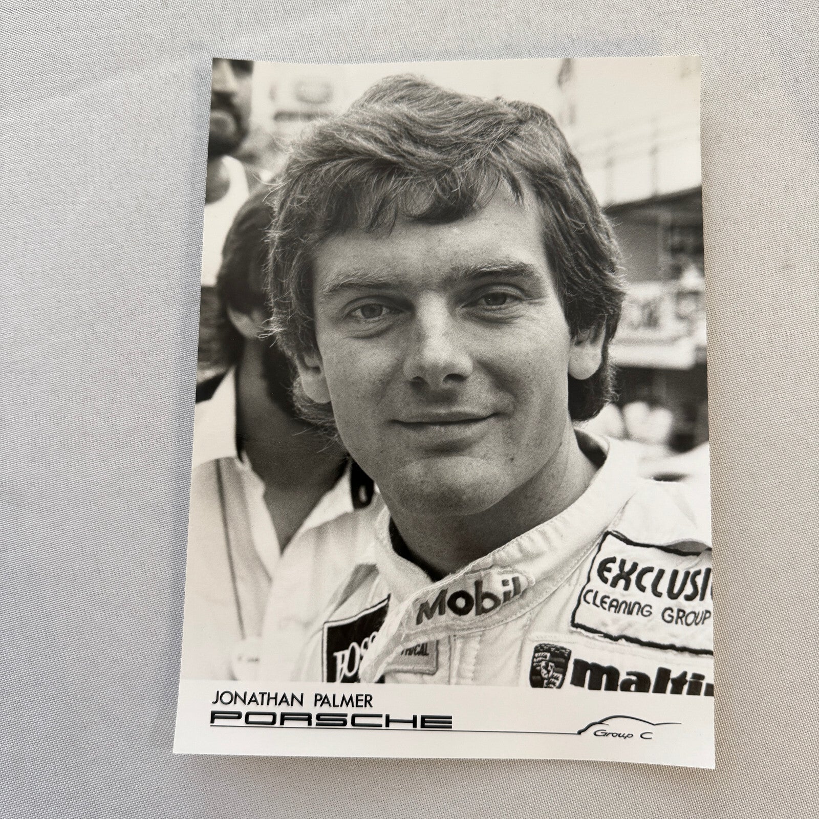 Porsche Racing Driver Jonathan Palmer Factory Press Photo Photograph Group C