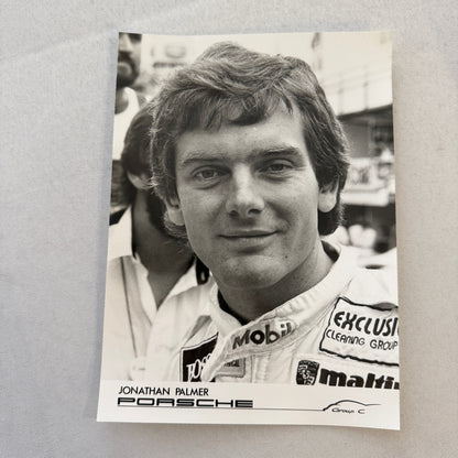 Porsche Racing Driver Jonathan Palmer Factory Press Photo Photograph Group C