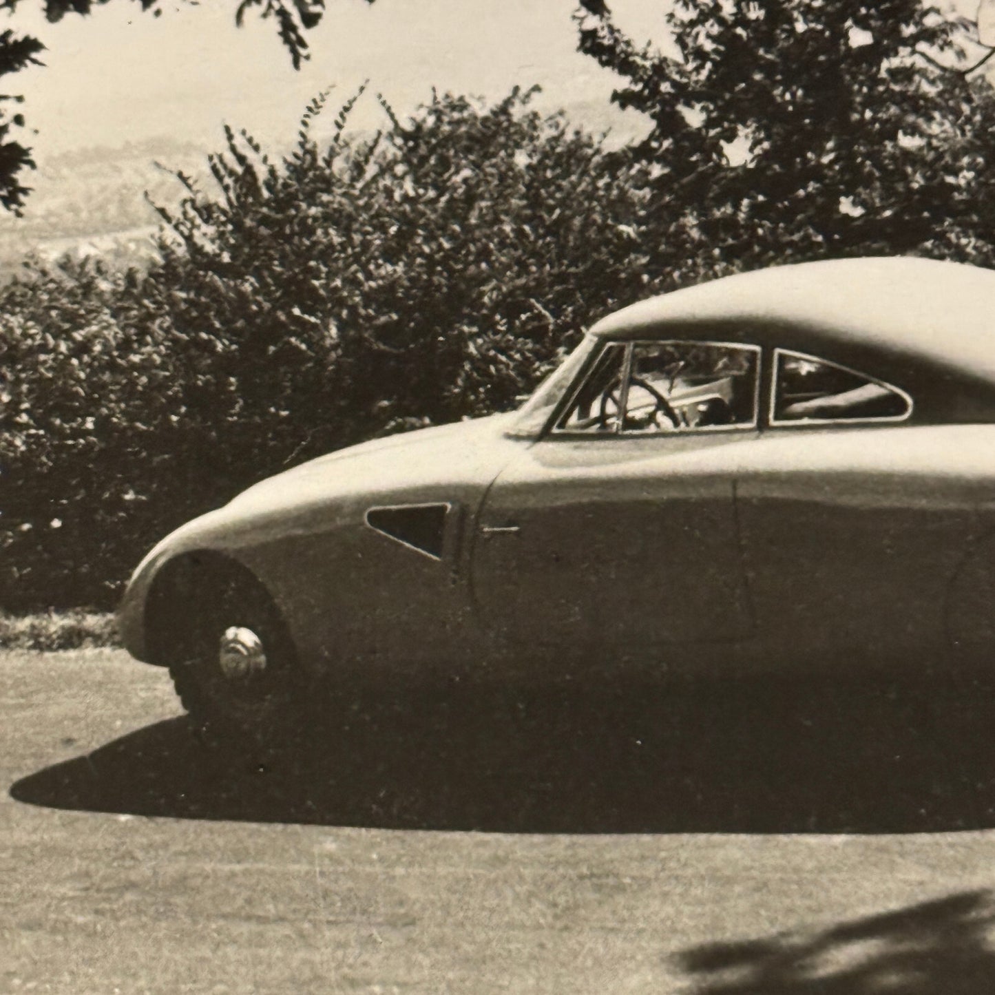 Vintage Streamline Streamliner Aerodynamic Car Automobile Photo Photograph Print