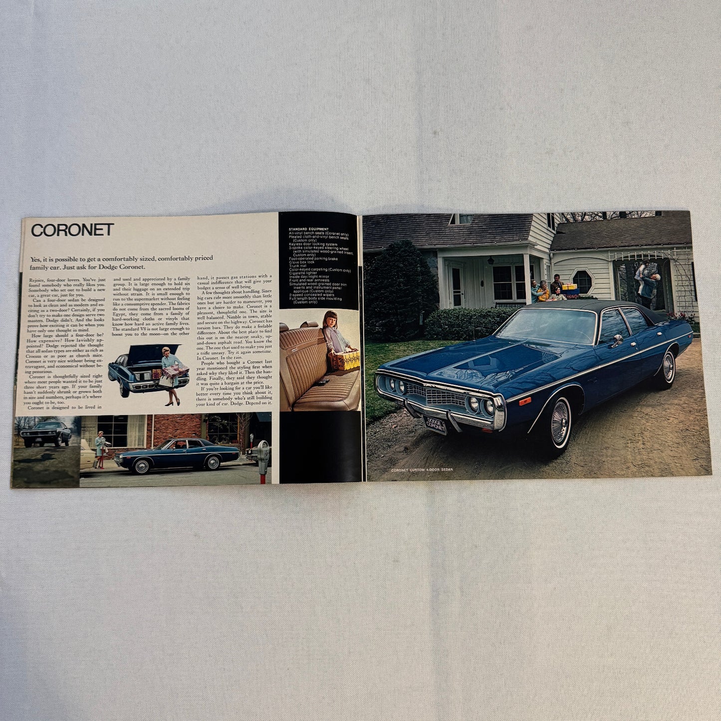 1972 Dodge Car Sales Brochure Catalog Dart Demon Challenger Coronet Charger +