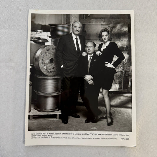 Vintage Movie Press Photo Photograph Other People's Money Danny Devito 1991