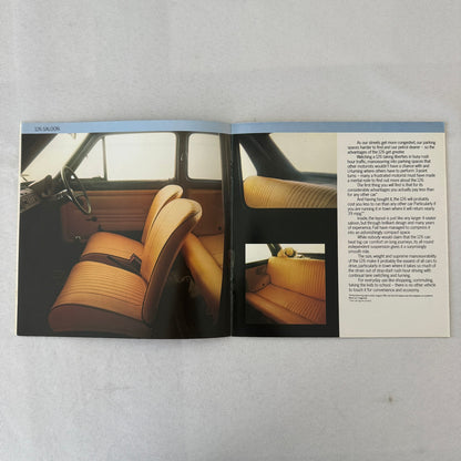 Fiat 126 Saloon and Fiat 126 DeVille Car Sales Brochure Catalog Vintage UK