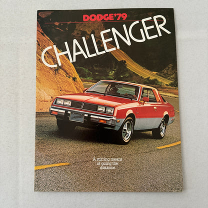 1979 Dodge Challenger Car Sales Brochure Catalog Advertising
