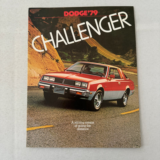 1979 Dodge Challenger Car Sales Brochure Catalog Advertising