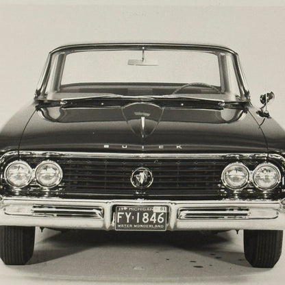 1961 Buick LeSabre 4-Door Hardtop Car Photo Photograph Print Vintage