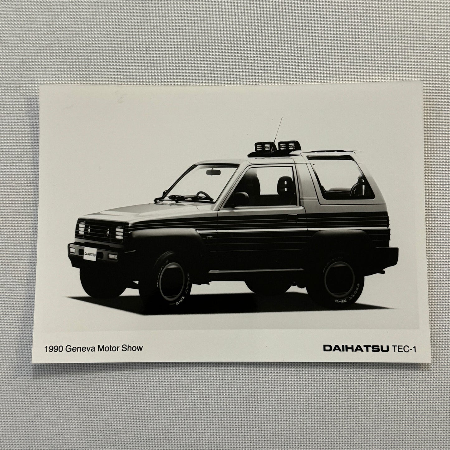 1990 Daihatsu Tec-1 Concept Truck Prototype Factory Press Photo Geneva Show