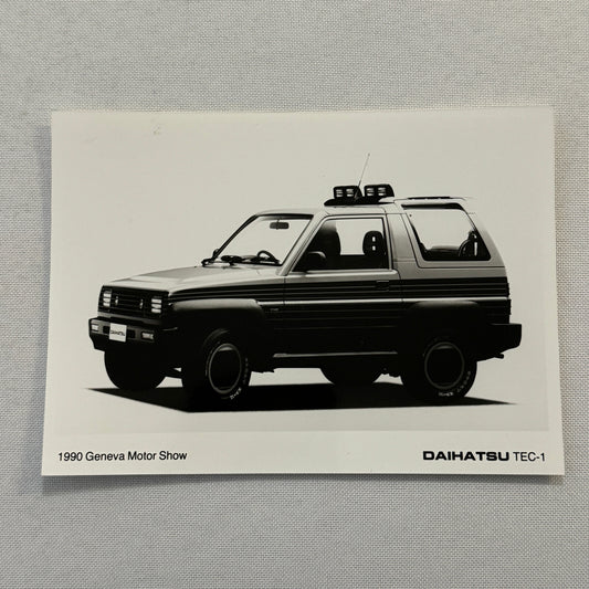 1990 Daihatsu Tec-1 Concept Truck Prototype Factory Press Photo Geneva Show