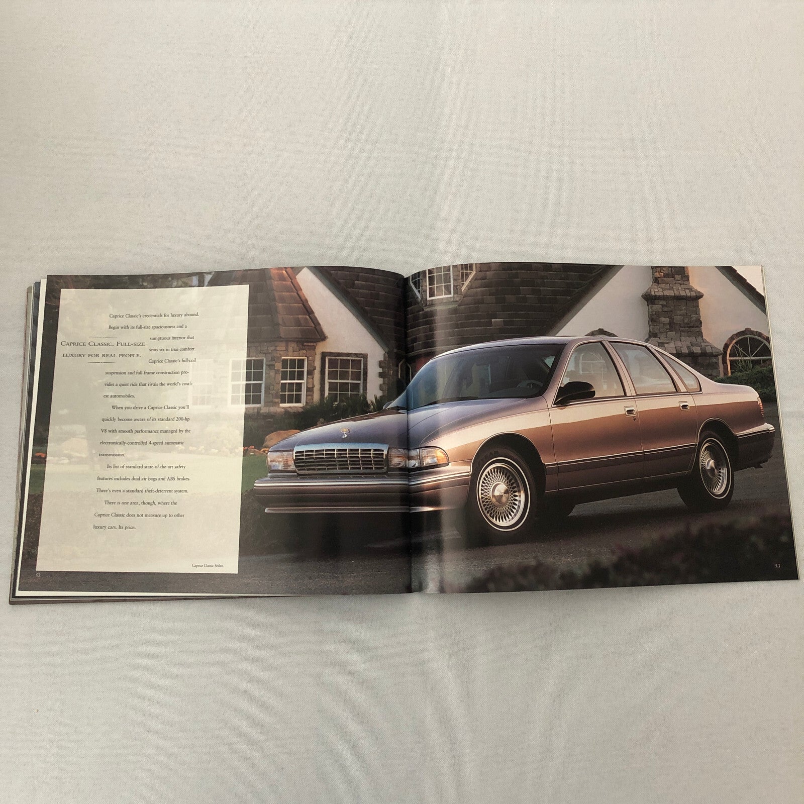 1995 Chevrolet Sales Brochure Catalog Camaro Lumina Beretta Caprice Impala SS