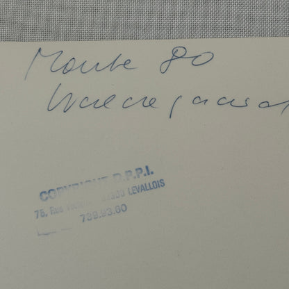 1980 Rallye Monte Carlo Press Photo Photograph DPPI Rally Car