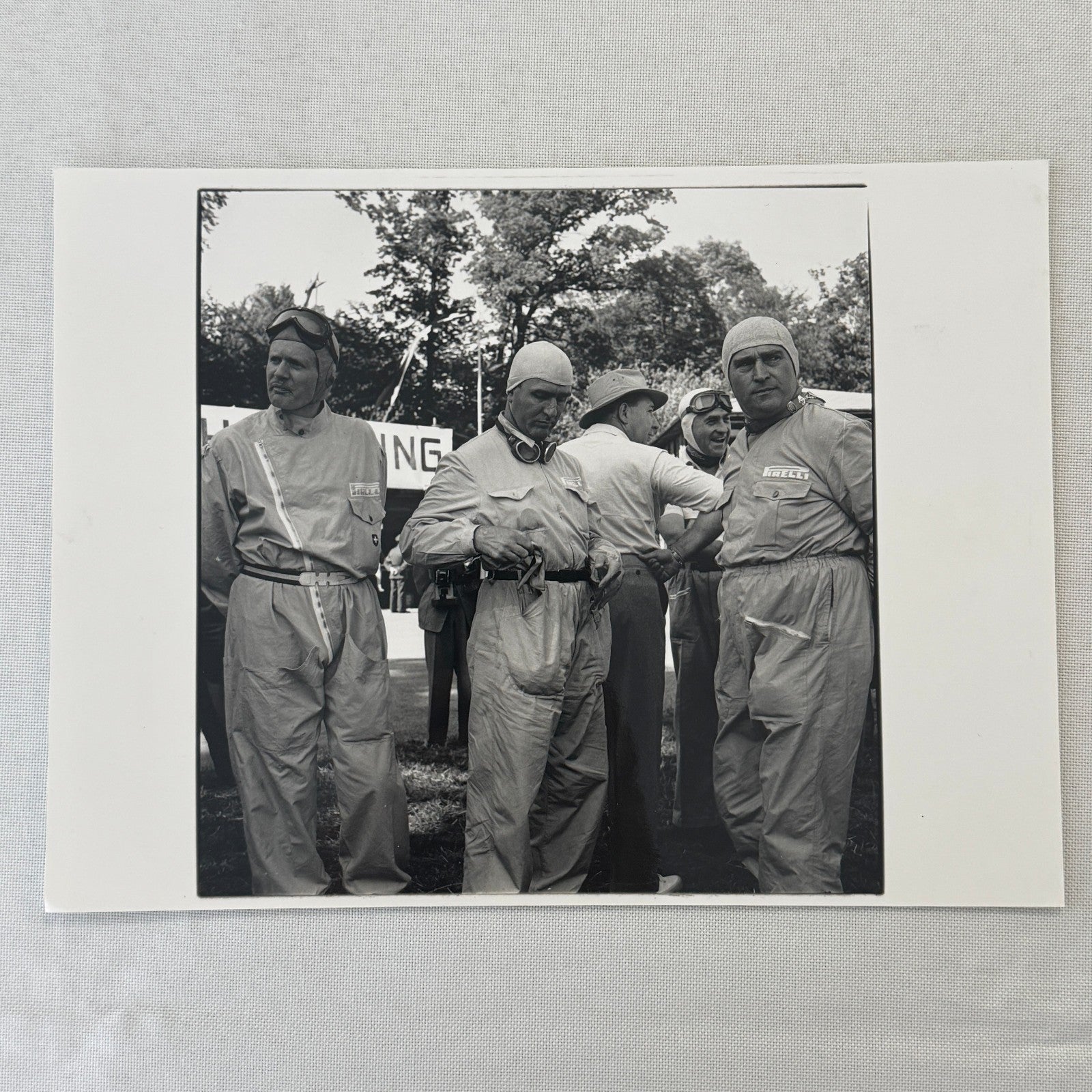 1950 Swiss Grand Prix Racing Photo Drivers Giuseppe Farina Luigi Fagioli Modern