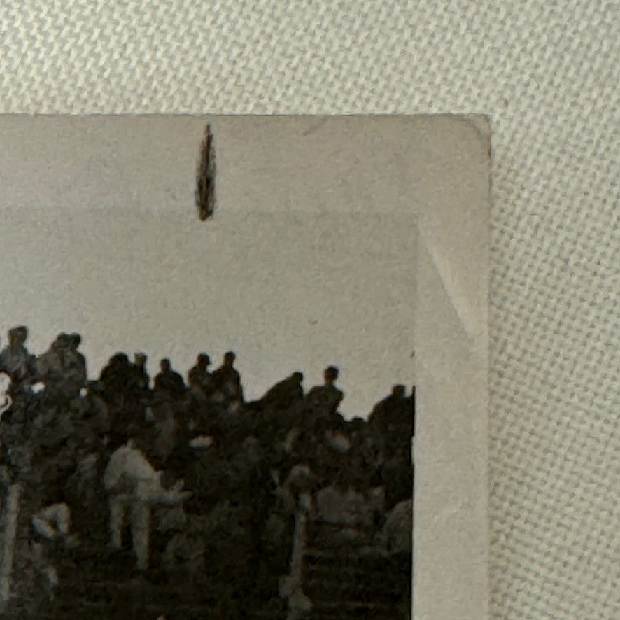 Vintage Racing Photo 1960 Stock Car Race Winner Checkered Flag Binghampton NY