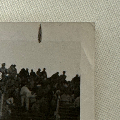 Vintage Racing Photo 1960 Stock Car Race Winner Checkered Flag Binghampton NY
