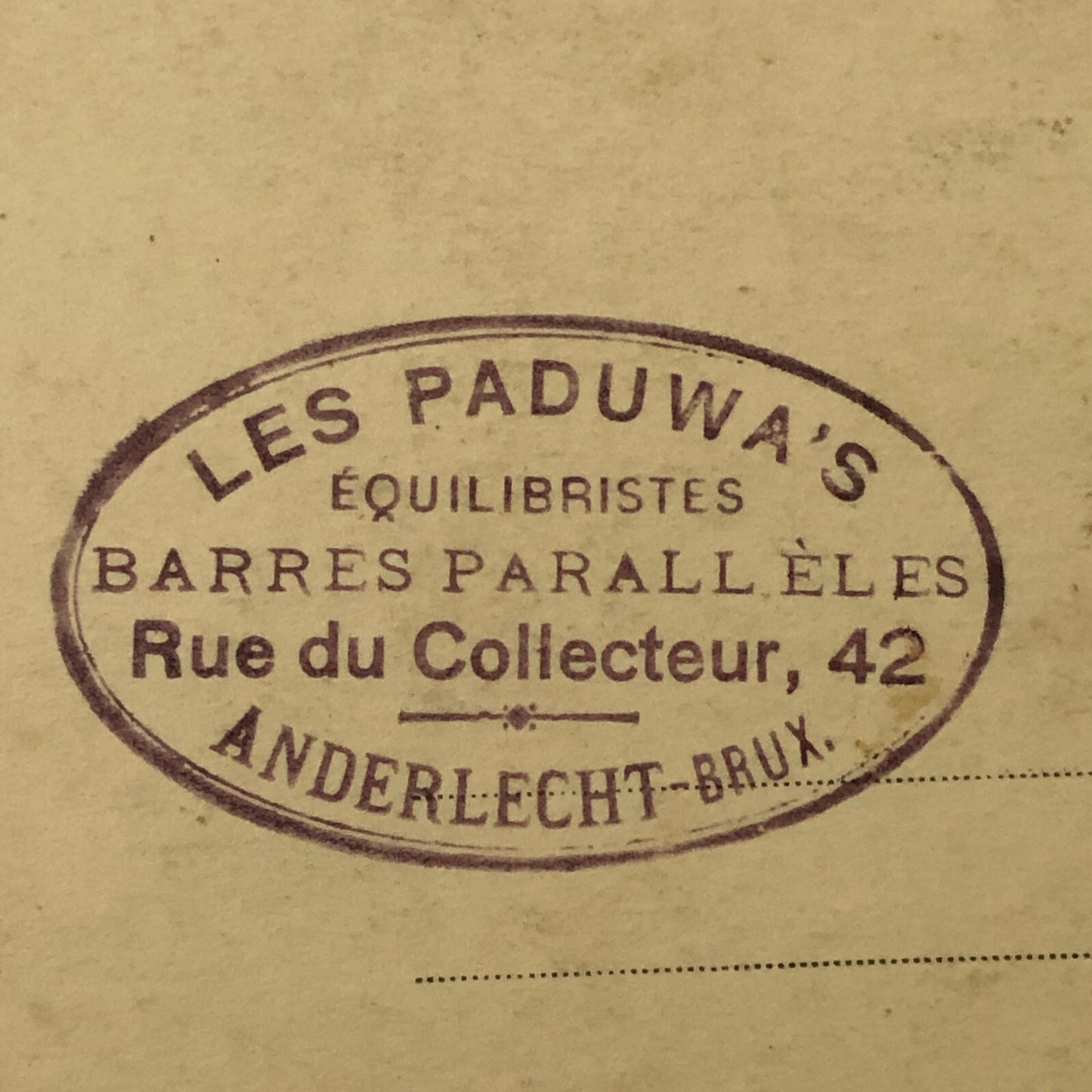 Circus Balancing Act Equilibrist Performer Photo Photograph Vintage