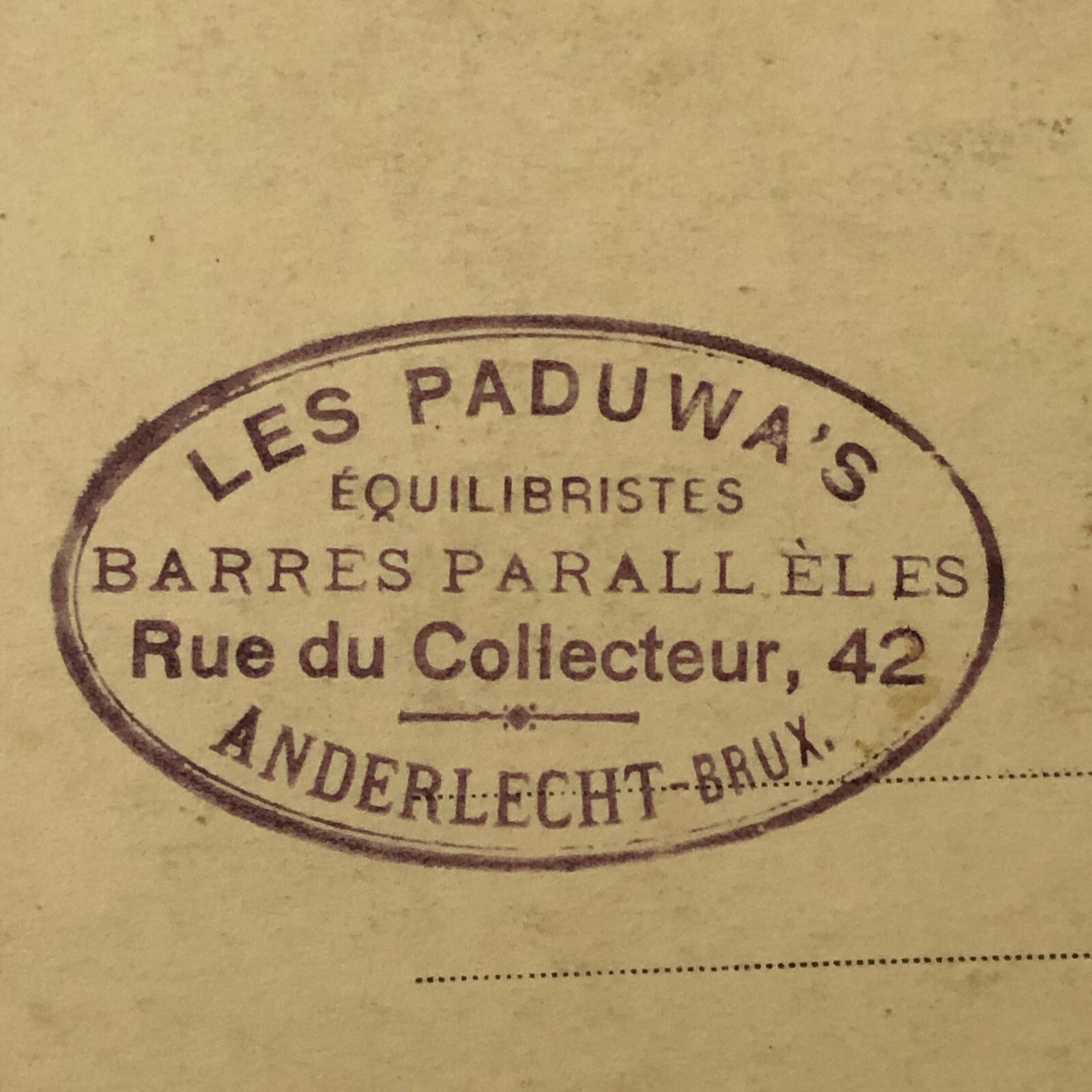 Circus Balancing Act Equilibrist Performer Photo Photograph Vintage