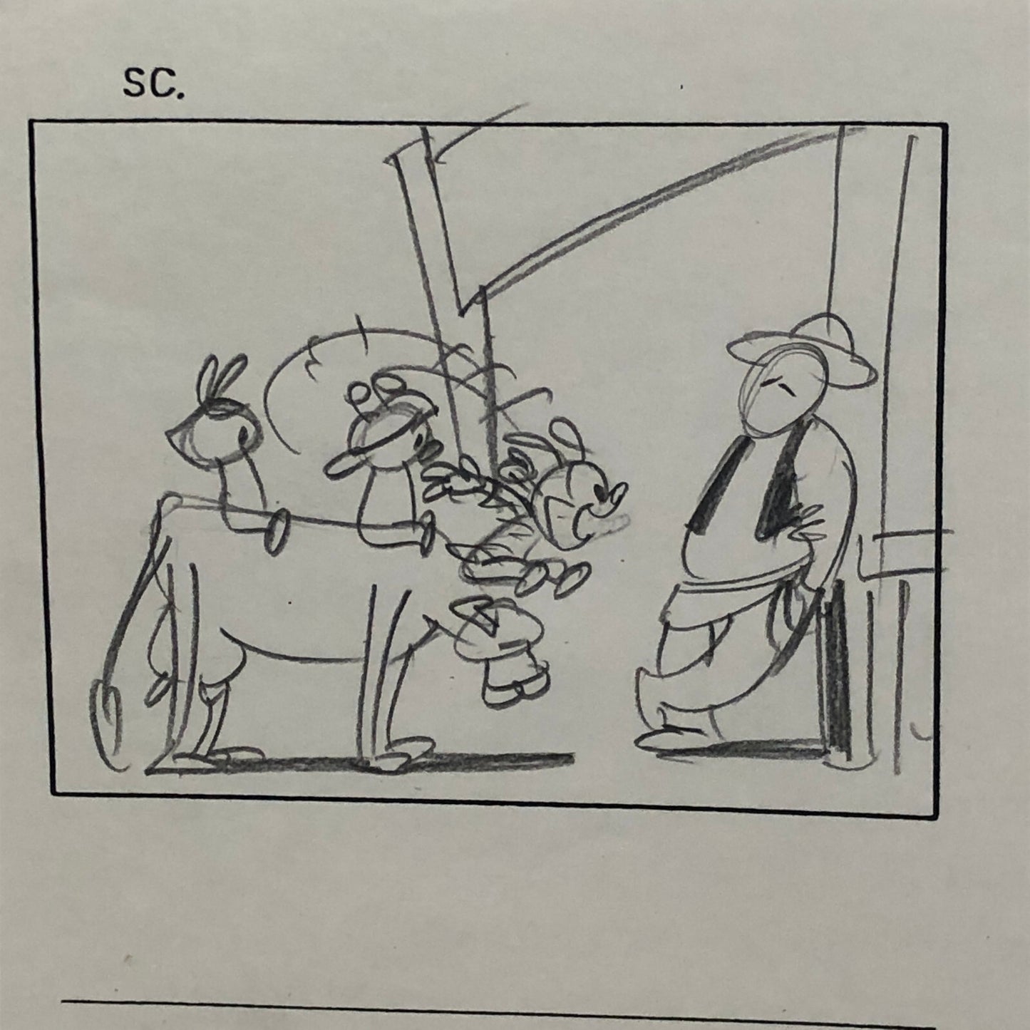 ANIMANIACS Animation Storyboard Illustration Drawing Sketch Wakko Yakko Dot