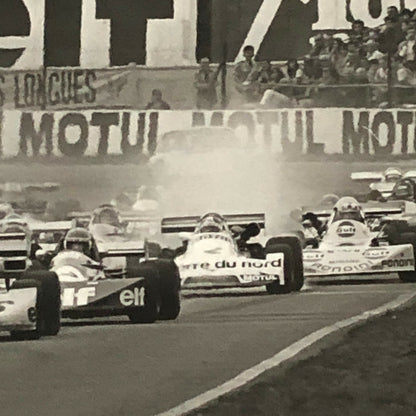 Vintage 1975 Formula 2 F2 Racing Photo Photograph Nogaro Grand Prix Cars 