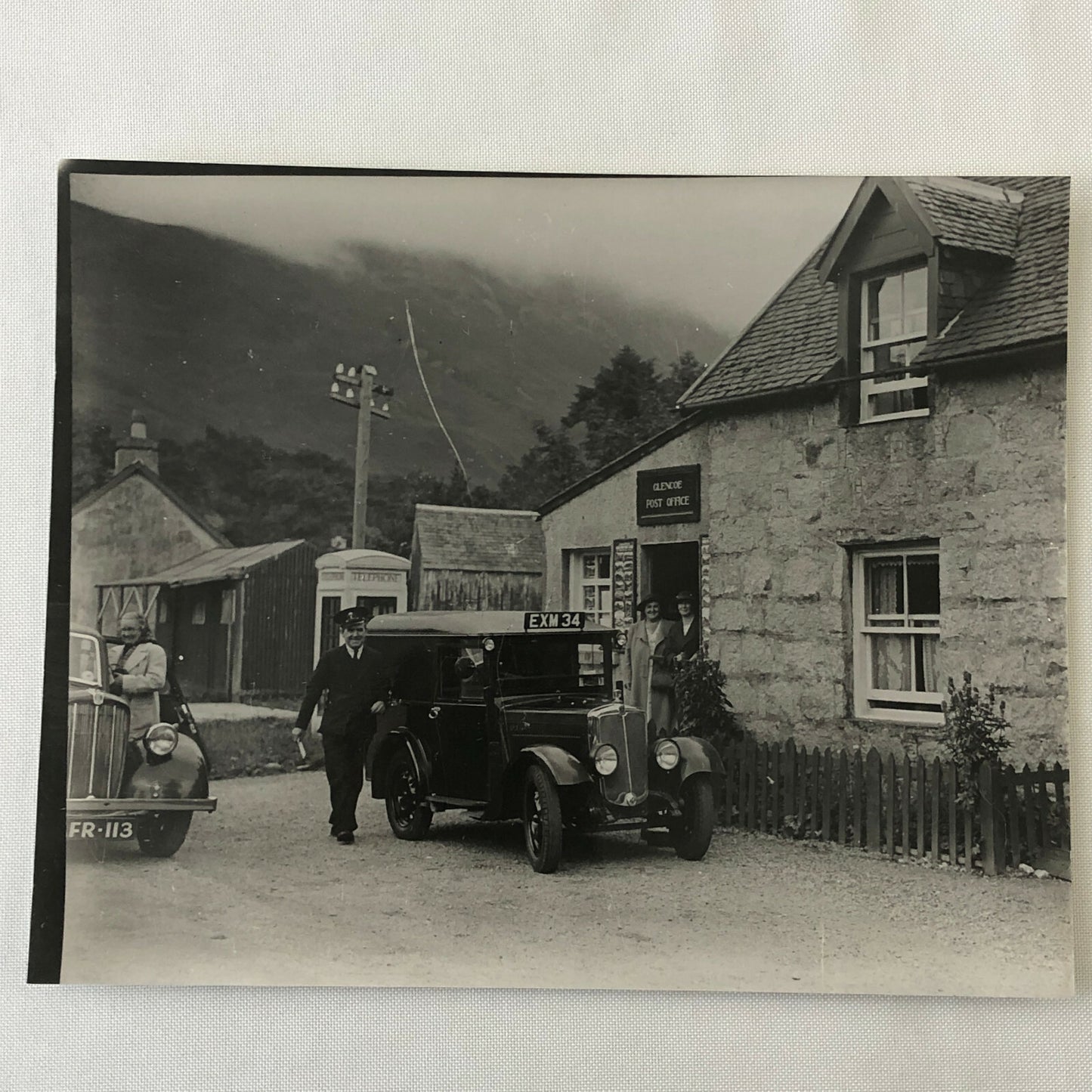 Vintage Early Mail Truck Mailman Post Office Photo Photograph Modern Era Print 