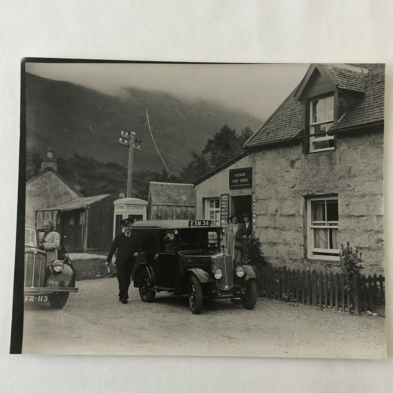 Vintage Early Mail Truck Mailman Post Office Photo Photograph Modern Era Print 