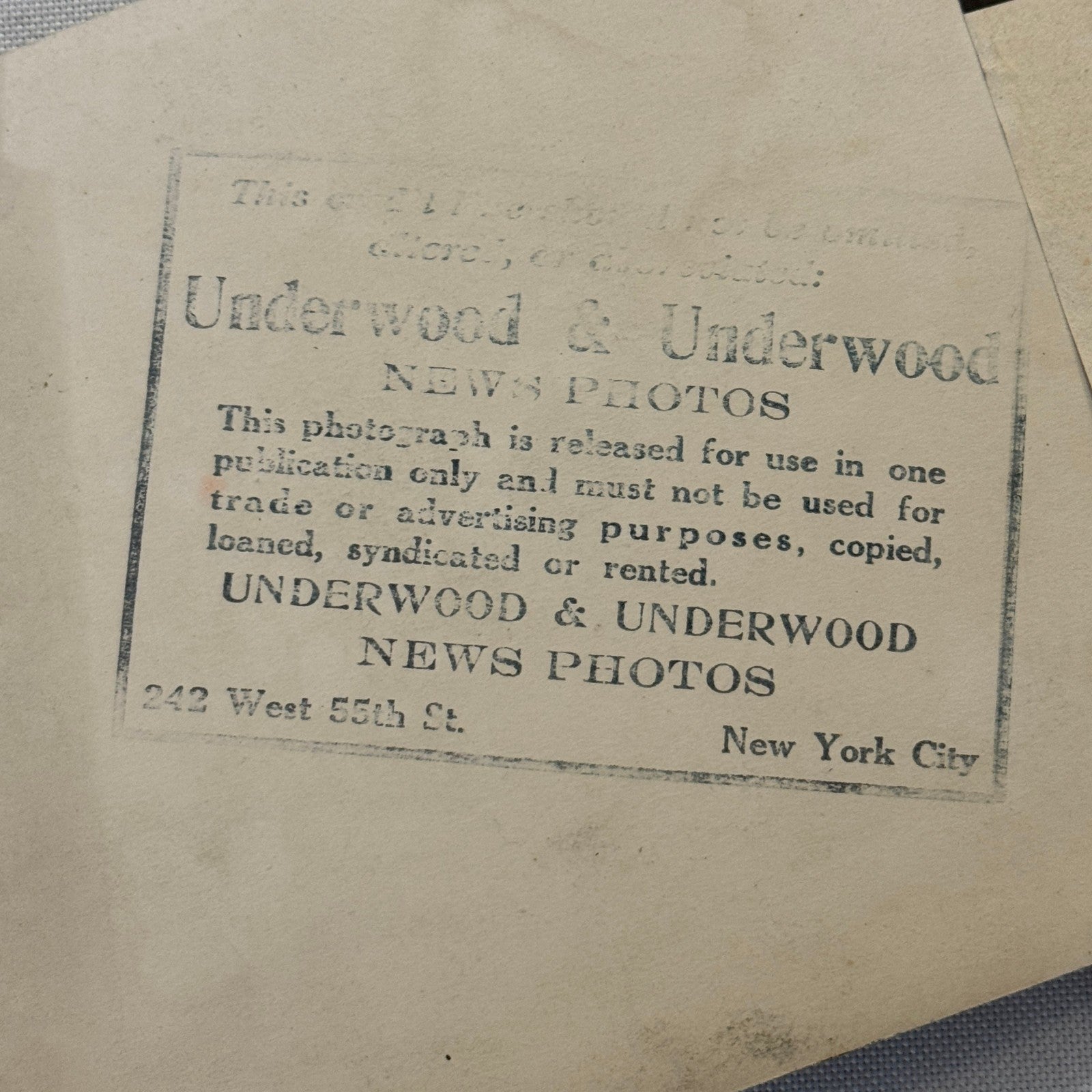 Press Photo Photograph Russian Army Aviation Chief Underwood & Underwood