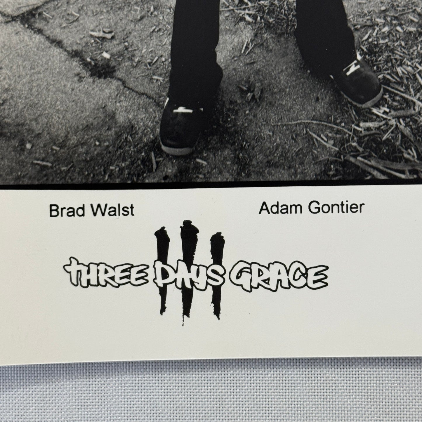Three Days Grace Music Publicity Press Photo Photograph Band 2003 Adam Gontier