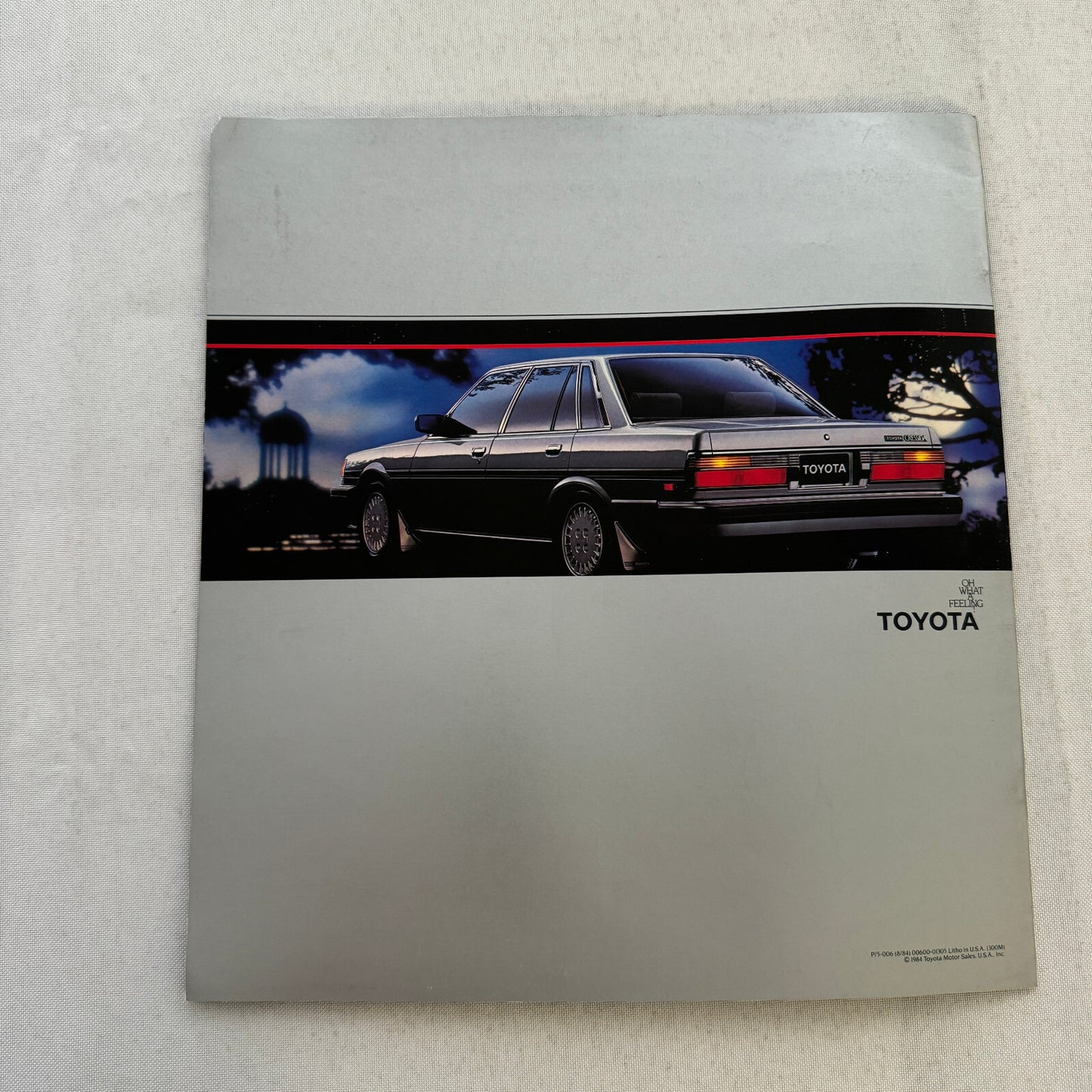 Toyota Cressida Car Sales Brochure Catalog Luxury Sedan and Station Wagon 1984