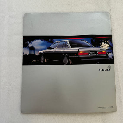 Toyota Cressida Car Sales Brochure Catalog Luxury Sedan and Station Wagon 1984