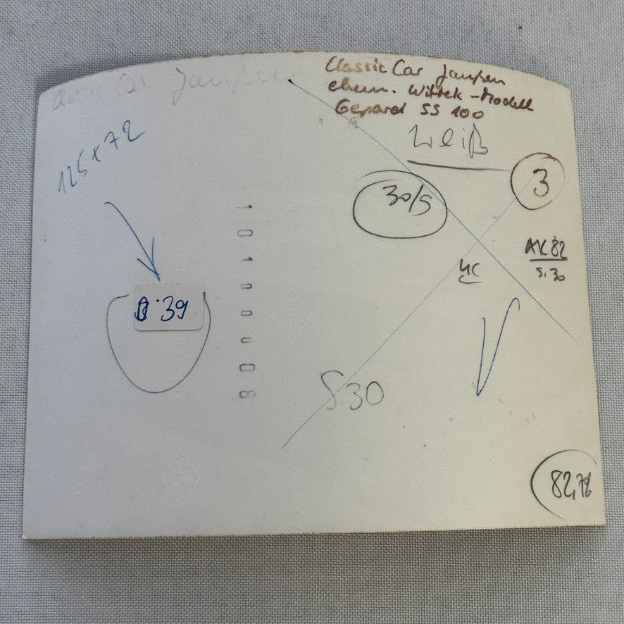 Vintage Kit Car Photo Jaguar SS100 Replica Replicar Volkswagen Based Photograph