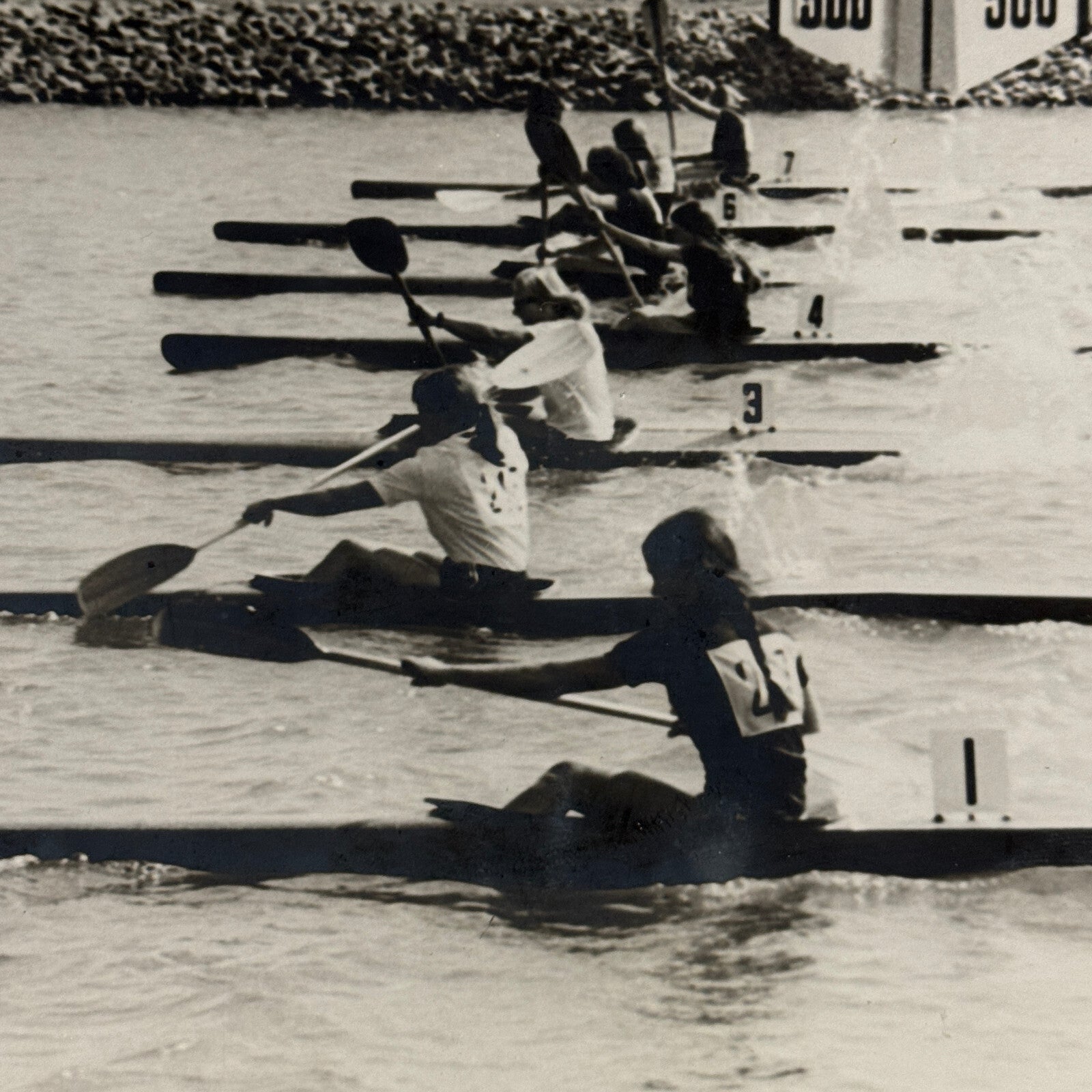 Rowing Boat Race Racing Canoe Photo Photograph Print
