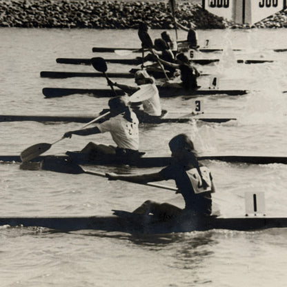 Rowing Boat Race Racing Canoe Photo Photograph Print