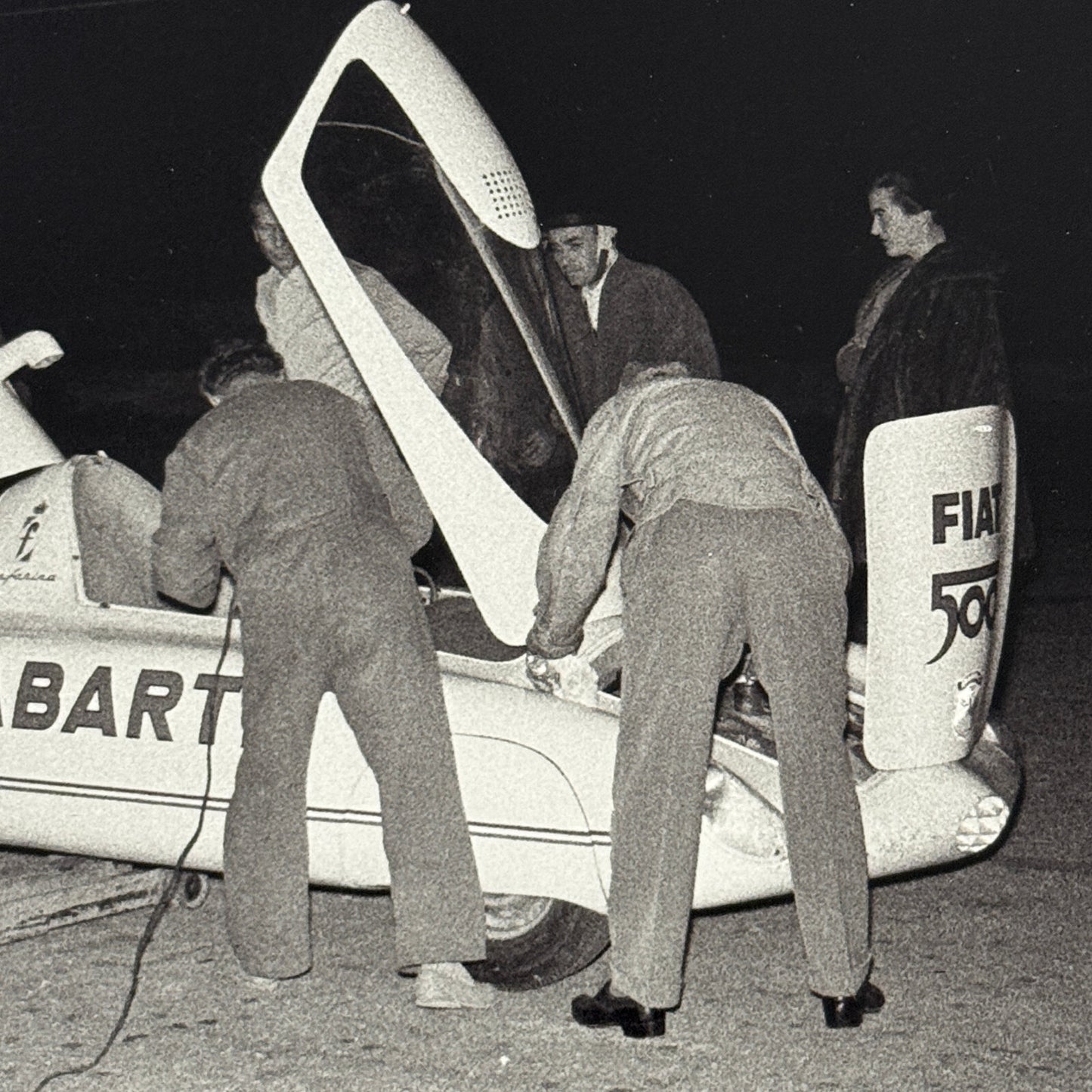 Fiat 500 Abarth Car Monza 1958 Photo Photograph Modern Print