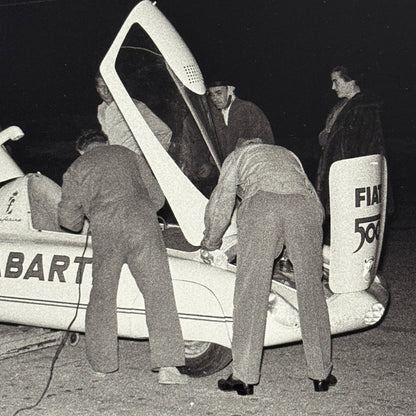 Fiat 500 Abarth Car Monza 1958 Photo Photograph Modern Print