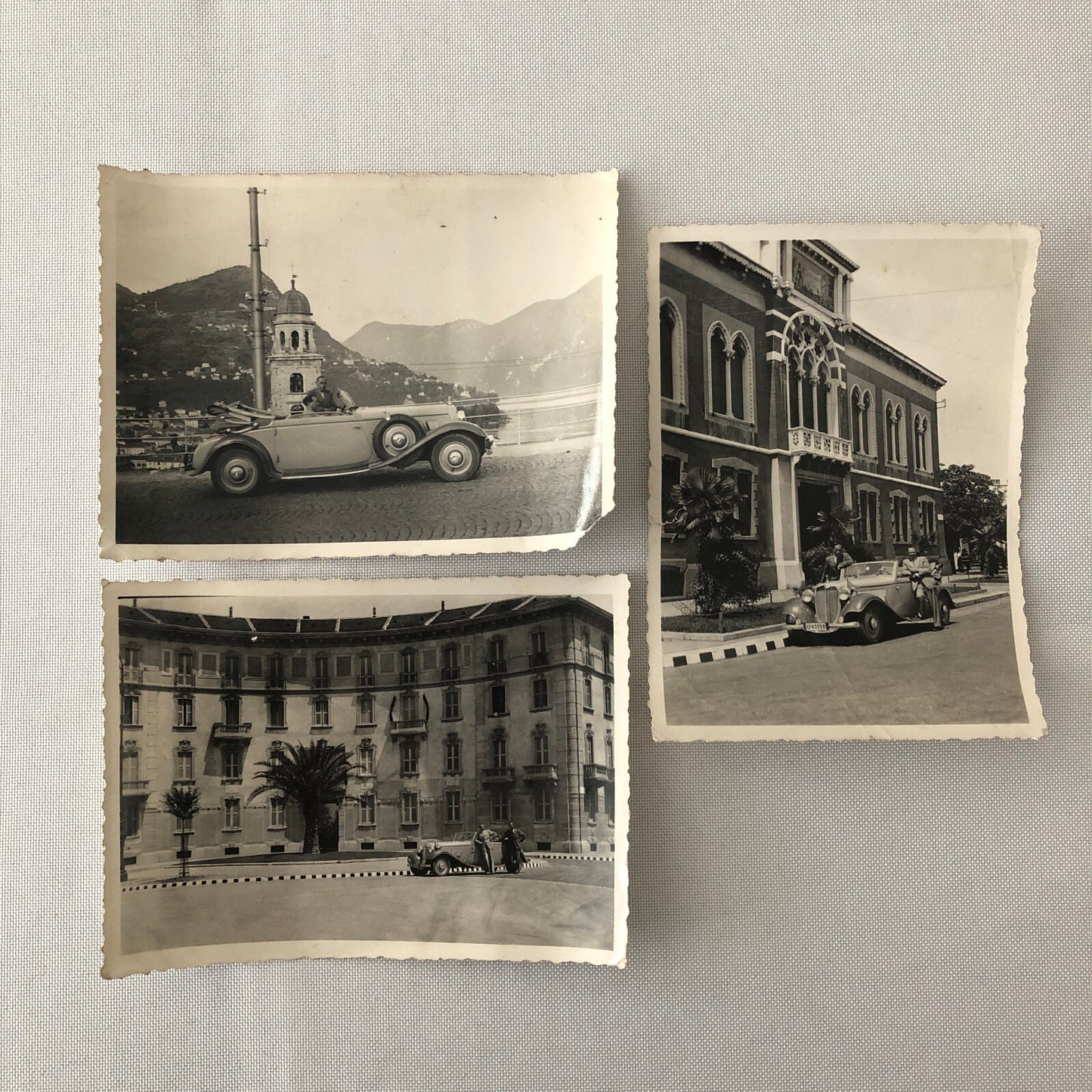 Vintage Car Photo Germany People Automobile Photograph Lot of 3