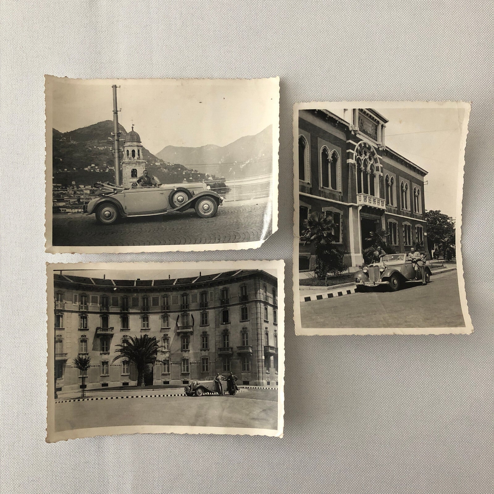 Vintage Car Photo Germany People Automobile Photograph Lot of 3