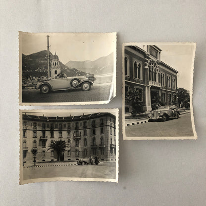 Vintage Car Photo Germany People Automobile Photograph Lot of 3