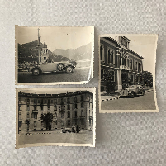 Vintage Car Photo Germany People Automobile Photograph Lot of 3
