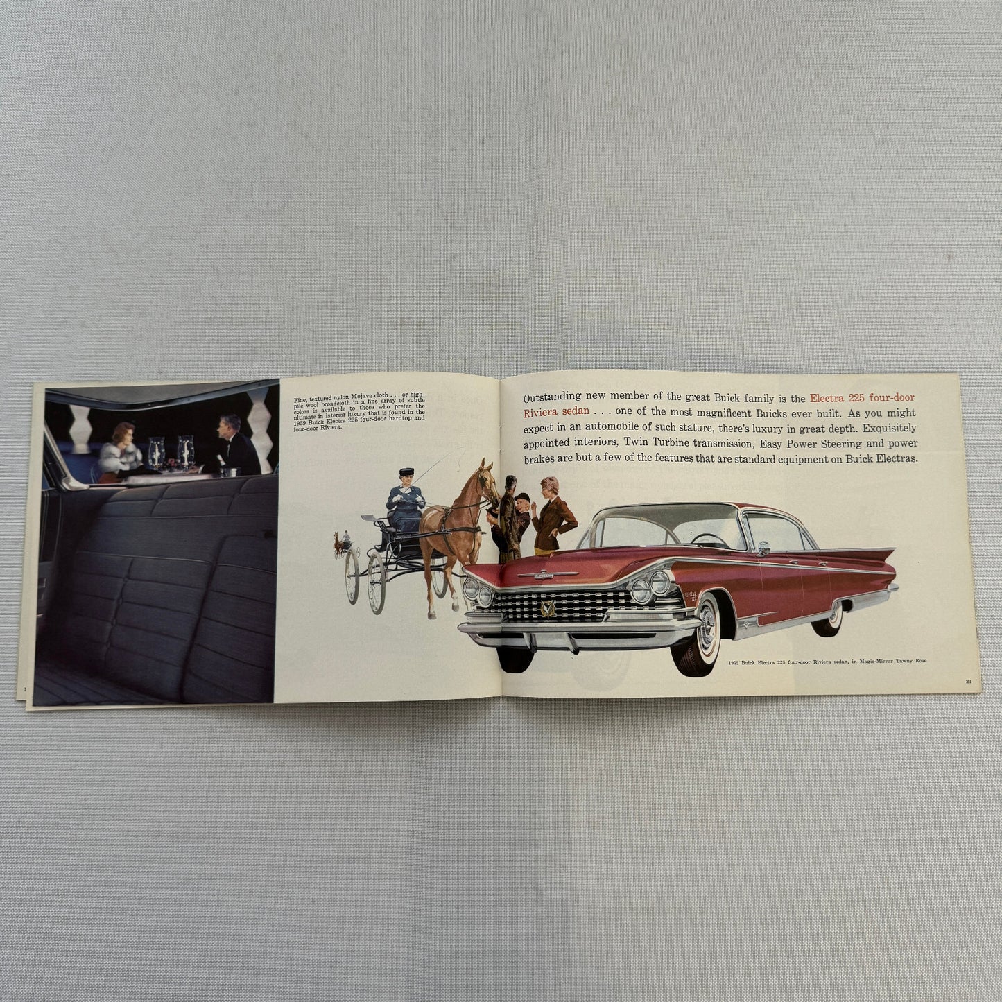 1959 Buick Car Sales Brochure Catalog LeSabre Invicta Electra 225