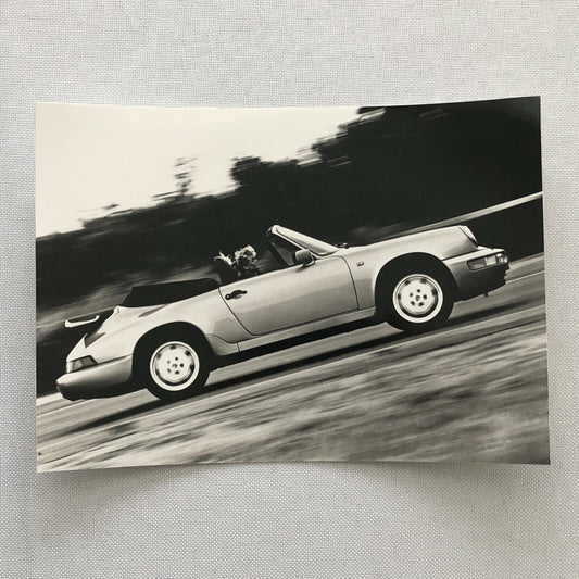 Porsche 911 Carrera 4/2 Cabriolet Factory Press Photo Photograph Print 