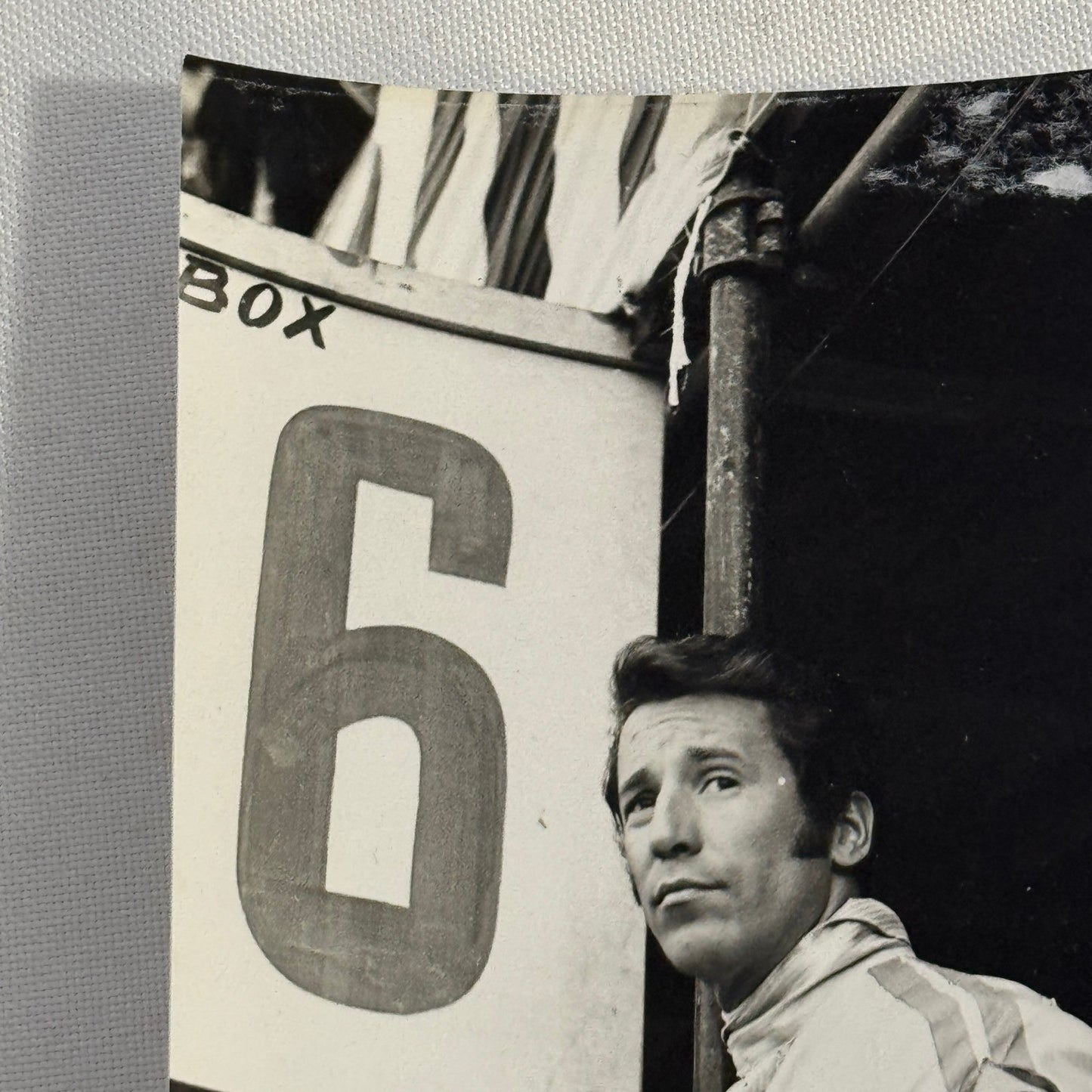 Vintage Mario Andretti Racing Driver Photo Photograph Print Motorsport