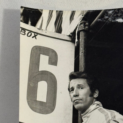 Vintage Mario Andretti Racing Driver Photo Photograph Print Motorsport